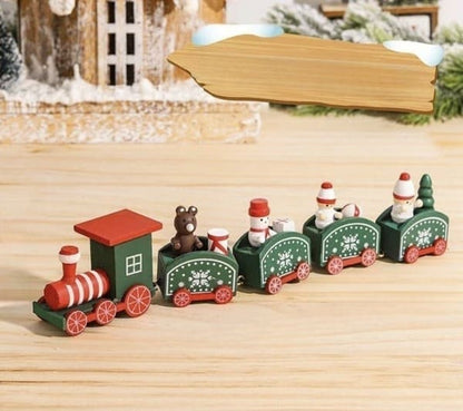 Train de Noël sculpté🎄